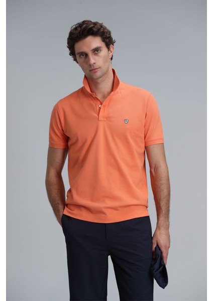 Erkek Laon Smart Polo T-Shirt 111040164 K.turuncu