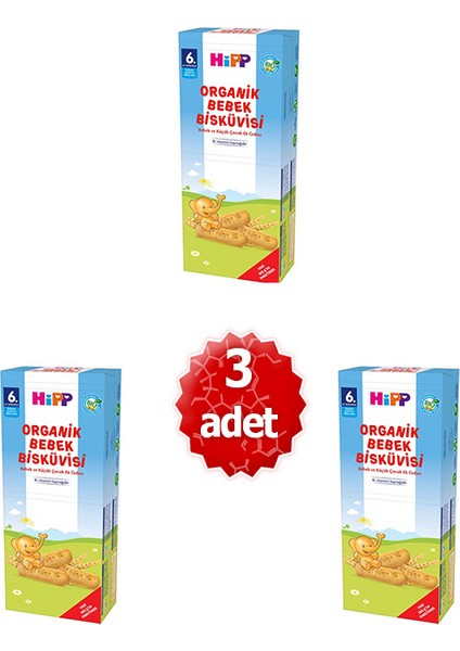 Bebek Bisküvisi 180GR x  3 Adet