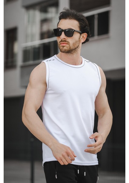 Mozi Mikro Polyester Slim Fit Performans Antrenman Sporcu Erkek Atlet