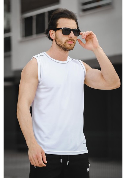 Mozi Mikro Polyester Slim Fit Performans Antrenman Sporcu Erkek Atlet