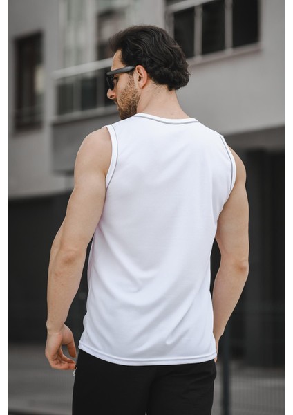 Mozi Mikro Polyester Slim Fit Performans Antrenman Sporcu Erkek Atlet
