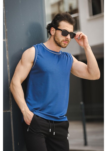 Mozi Mikro Polyester Slim Fit Performans Antrenman Sporcu Erkek Atlet