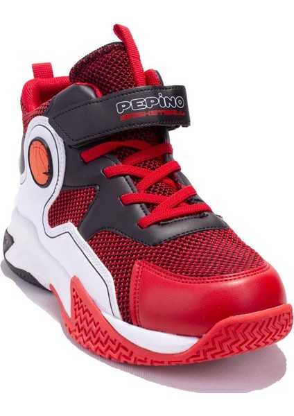 1656BB Kırmızı Beyaz Ortopedik Günlük Erkek Çocuk Spor Ayakkabı