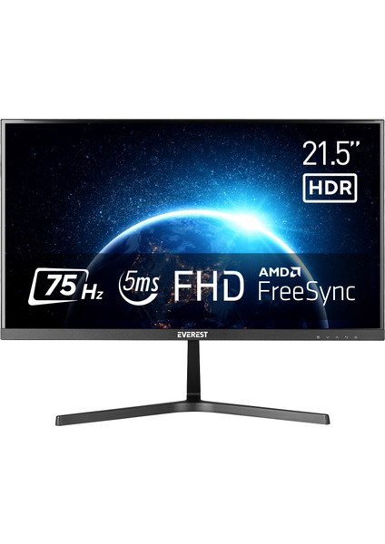 M240 21.5 75Hz 5ms(gtog) Csot Va Freesync+Hdr(Fw) Full Hd Flat Pc LED Monitör