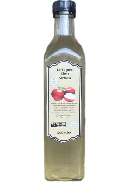 Elma Sirkesi (2 Yıllık) (Organik- Ev Yapımı) 500 ml