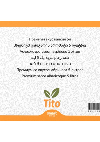 Premium Kayısı Aroması 5 lt