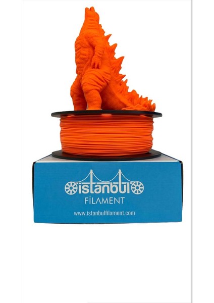 İstanbul Filament Pla+ Turuncu Istanbul Filament 1 kg Ø 1,75MM ± 0,05 mm (3d Yazıcı Kartuşu) Bambu Lab