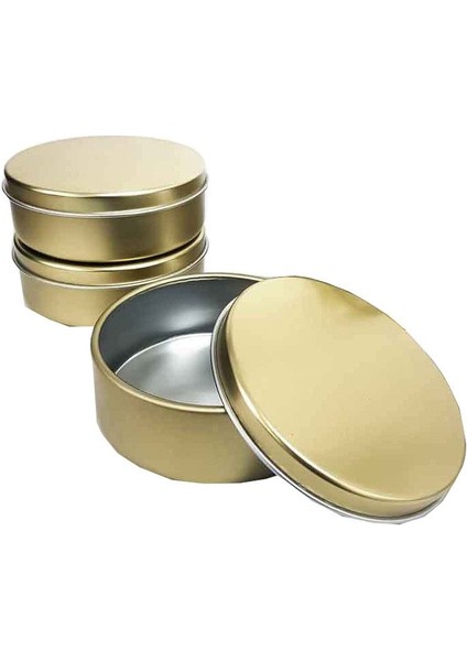 Gold Metal Kutu 10 cm
