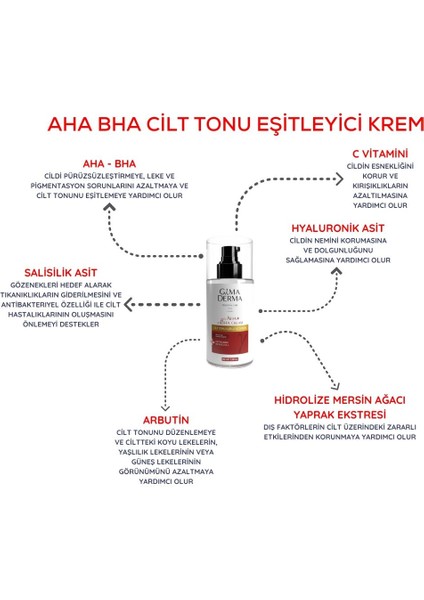 Cilt Tonu Eşitleyici Aha Bha Krem 100 ml