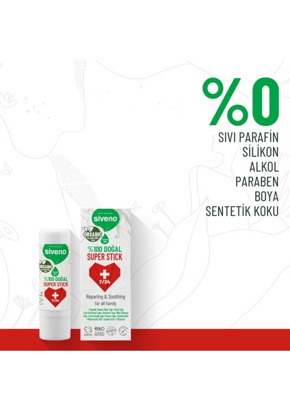 Sivrisinek ve Kene Kovucu Sprey Krem 50 ml & Siveno %100 Doğal Super Stick 6 G Set