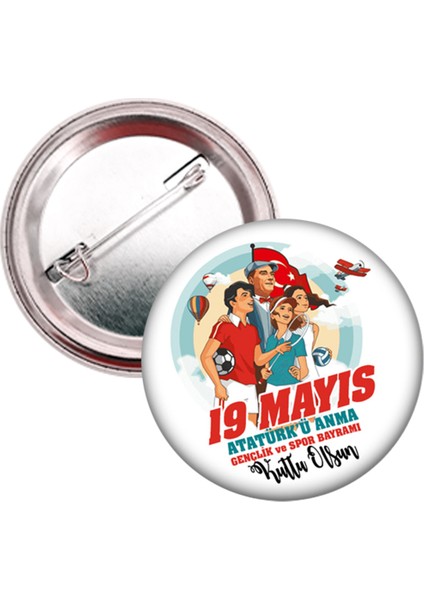 19 Mayıs Öğrenci Rozeti (20 Adet)