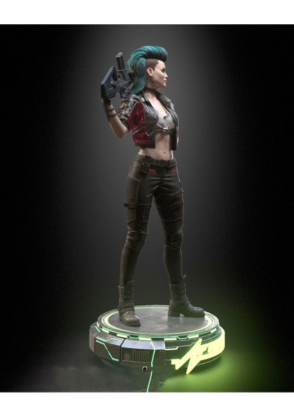 Cyberpunk 2077 Rogue Figürü 35CM Boyalı