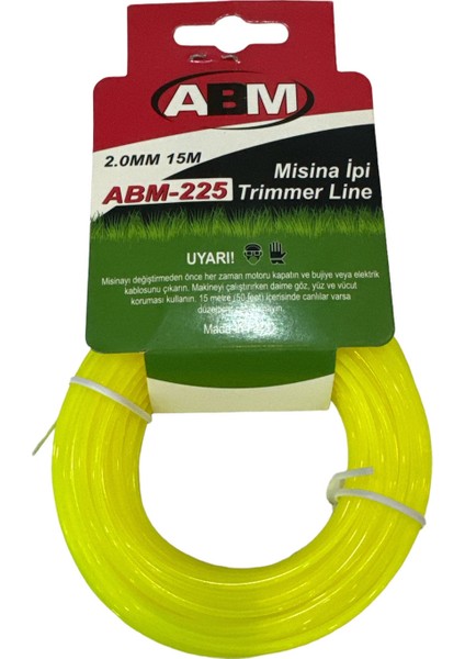 Abm 225 2 mm 15 mt tırpan Misine