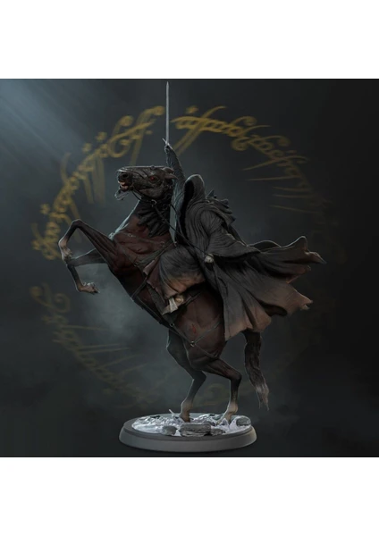 The Lord Of The Rings Nazgul - Witch King - Angmar Figürü 25CM