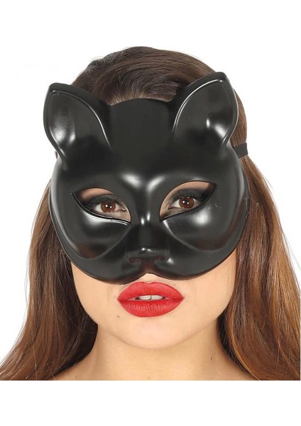 Siyah Renk Lüks Kedi Maskesi 12X13 cm fiyatları
