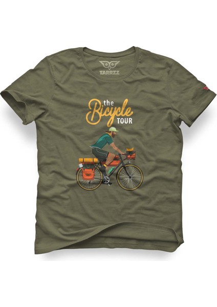 Bisiklet Turu Tasarım Tişört,bisiklet Baskılı Tişört,pamuklu Kısa Kollu Tişört
