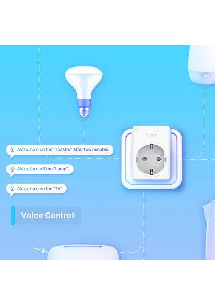 Tp-Link Tapo P100 Mini Akıllı Wi-Fi Akıllı Priz Google Home, Alexa Tapo Uygulaması, Sesli Kontrol, Uzaktan Erişim modelleri