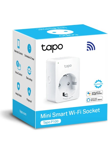 Tp-Link Tapo P100 Mini Akıllı Wi-Fi Akıllı Priz Google Home, Alexa Tapo Uygulaması, Sesli Kontrol, Uzaktan Erişim indirimleri