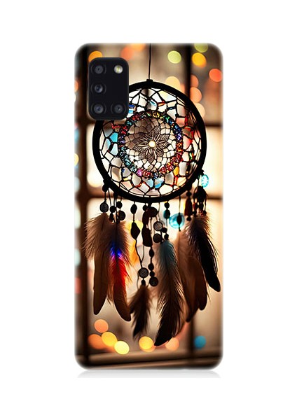Samsung Galaxy A31 Uyumlu Düş Kapanı Dreamcatcher Desenli Silikon Kılıf
