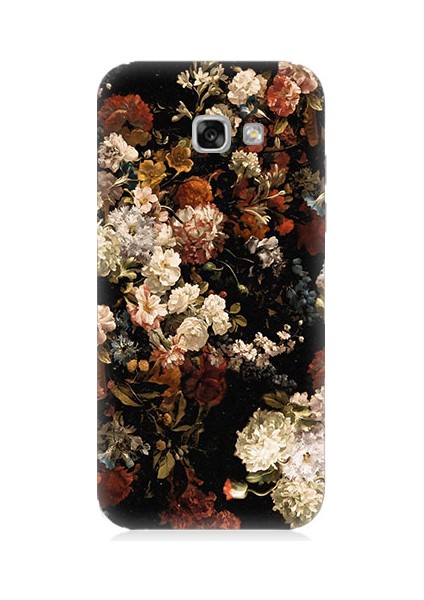 Samsung Galaxy A5 2017 Uyumlu Renkli Çiçekler Desenli Silikon Kılıf