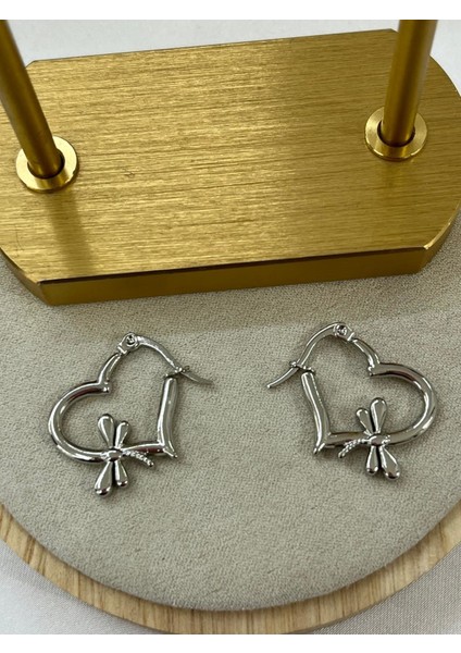Çelik Silver Küpe 24702