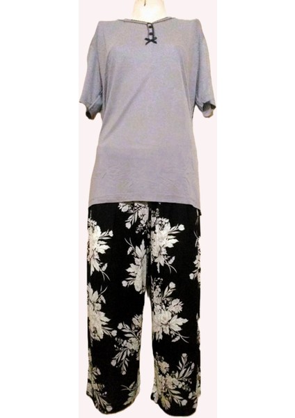 Bambu Kadın Kapri Pijama Takımı