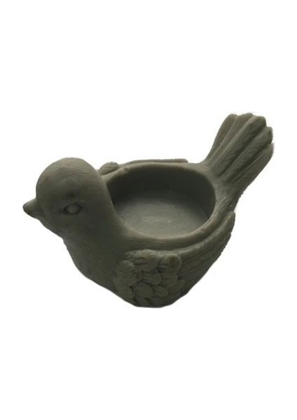 Kuş Saksı Silikon Kalıp Sabun Kokulu Taş Mum Epoksi Kalıbı Seti