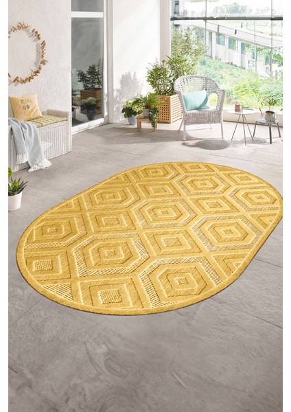 Dijital Baskılı Kaymaz Taban Yıkanabilir Sade Oval Yolluk Mutfak Salon Halısı, N-O-Sade-26-Kahve, indirimleri