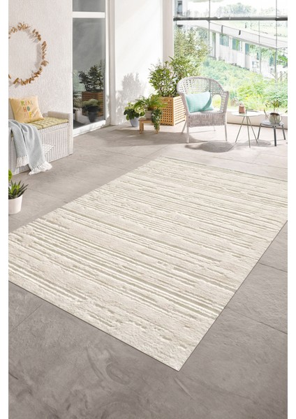 Dijital Baskılı Kaymaz Taban Yıkanabilir Sade Yolluk Mutfak Salon Halısı, N-Sade-32-Krem, fırsatları