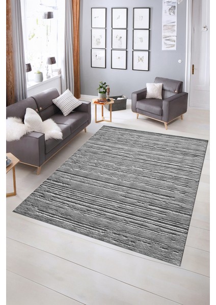 Dijital Baskılı Kaymaz Taban Yıkanabilir Sade Yolluk Mutfak Salon Halısı, N-Sade-32-Gri, modelleri