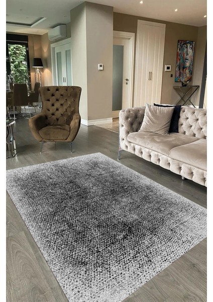 Dijital Baskılı Kaymaz Taban Yıkanabilir Sade Yolluk Mutfak Salon Halısı, N-Sade-43-Siyah, modelleri