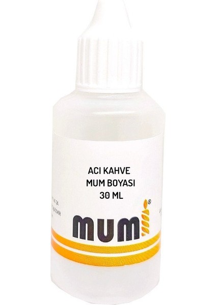 Sıvı Mum Boyası Acı Kahve 30 ml