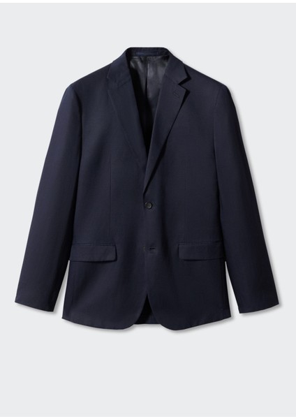 Man Slim Fit Keten Blazer Ceket indirimleri