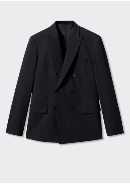 Man Slim Fit Kruvaze Takım Elbise Blazer indirimleri