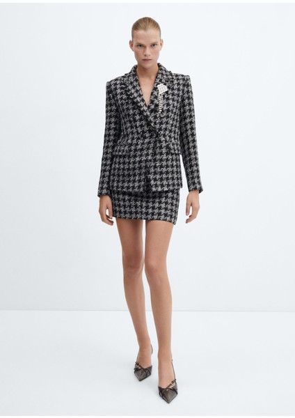 Tweed Takım Mini Etek modelleri