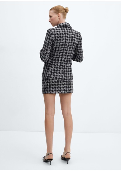Tweed Takım Mini Etek