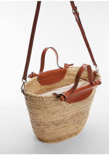 Raffia Tote Çanta