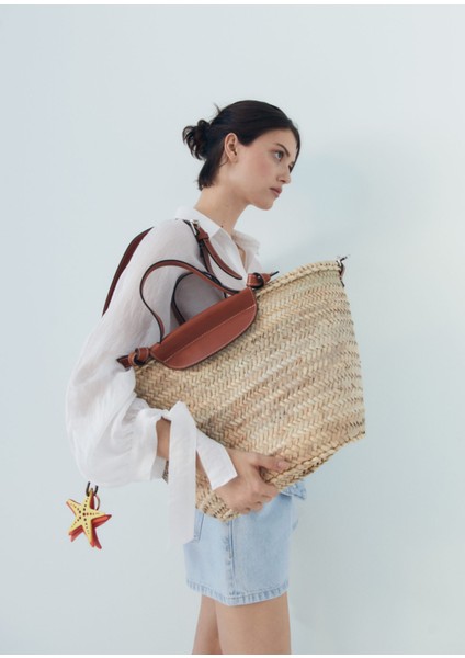 Raffia Tote Çanta