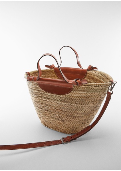 Raffia Tote Çanta