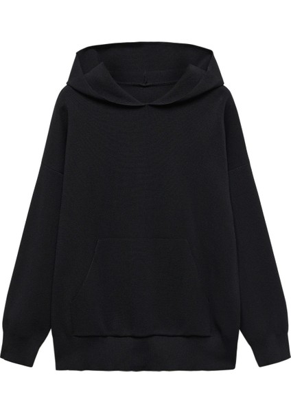 Ön Cepli Kapüşonlu Sweatshirt