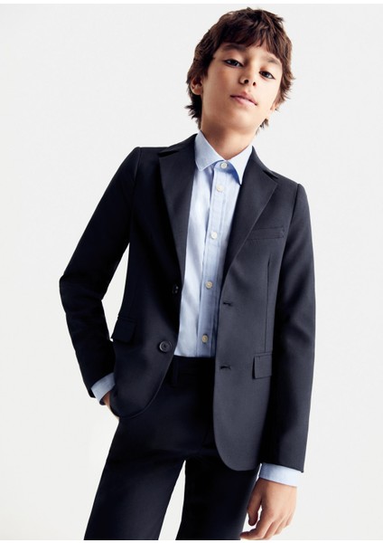 Kids Slim Fit Takım Elbise Ceketi