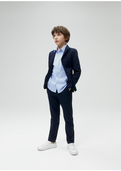 Kids Slim Fit Takım Elbise Ceketi fırsatları