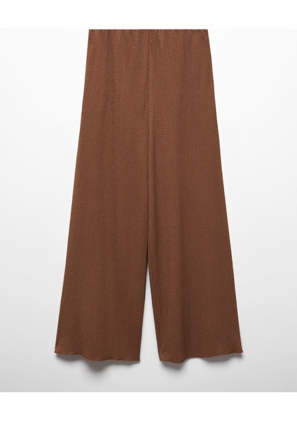 Dokulu Culotte Pantolon