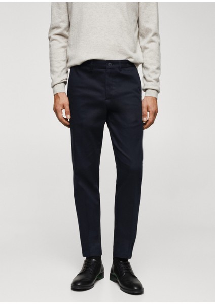 Man Slim Fit Chino Pantolon
