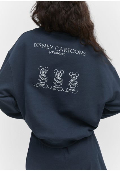 Disney Pamuklu Sweatshirt