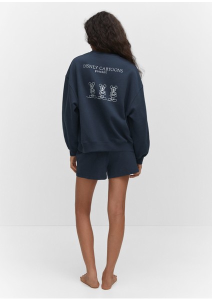 Disney Pamuklu Sweatshirt