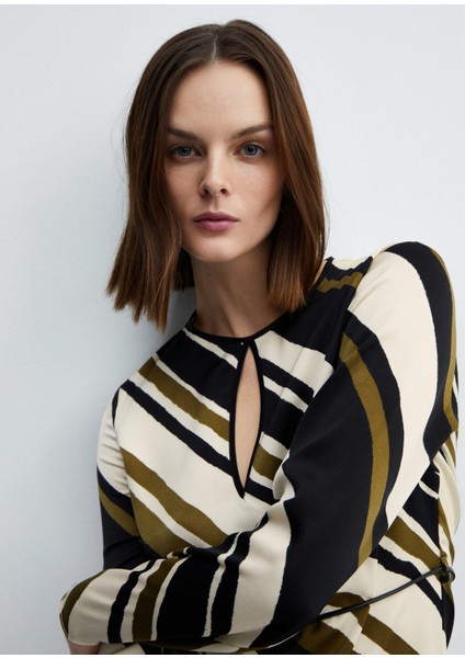 Kemer Çizgili Elbise fiyatları