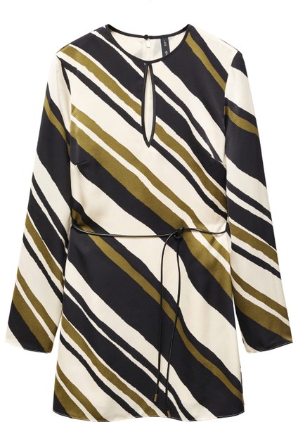 Kemer Çizgili Elbise fırsatları