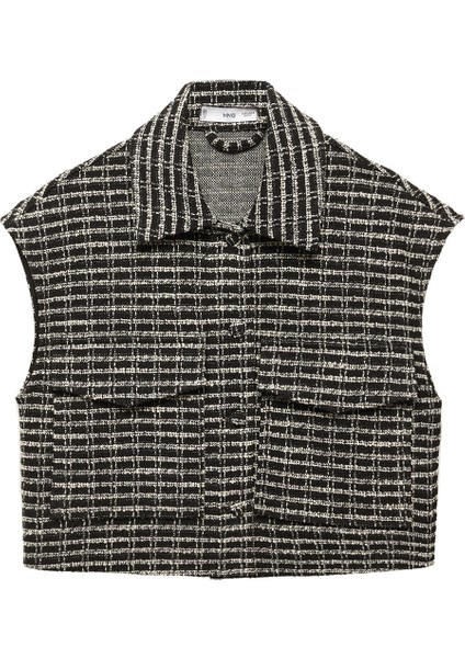 Oversize Tüvit Yelek