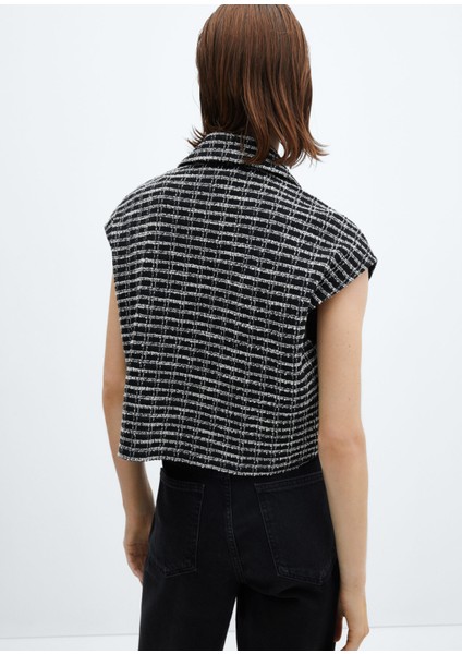 Oversize Tüvit Yelek